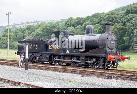 Dampfzug auf der Llagollen-Bahn, Gala-Wochenende. Stockfoto