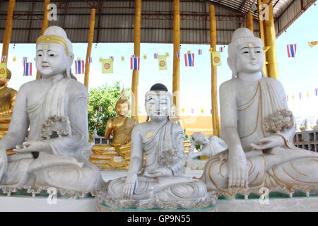 Der Marmor Statue von Buddha in Thailand. Stockfoto