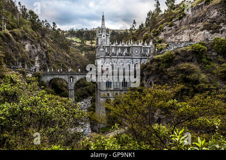 Heiligtum der Muttergottes, Las Lajas, Kolumbien Stockfoto