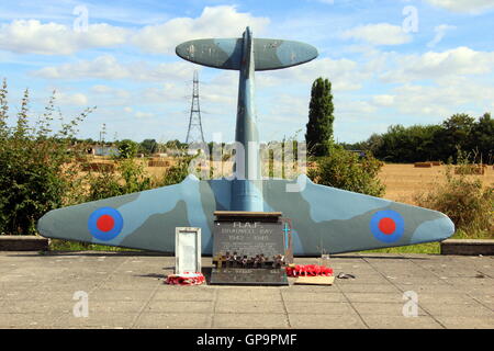 Bradwell RAF Kriegerdenkmal Stockfoto