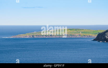 Cape Spear Neufundland vom Signal Hill, St. John's, Newfoundland gesehen Stockfoto