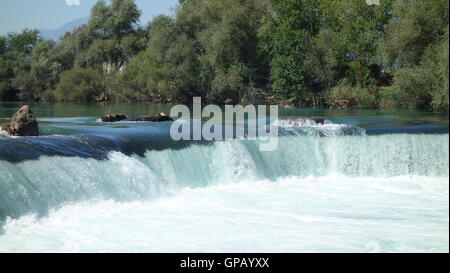 Manavgat Wasserfall - Ort zu besuchen - einen Extraodinary Tag Stockfoto