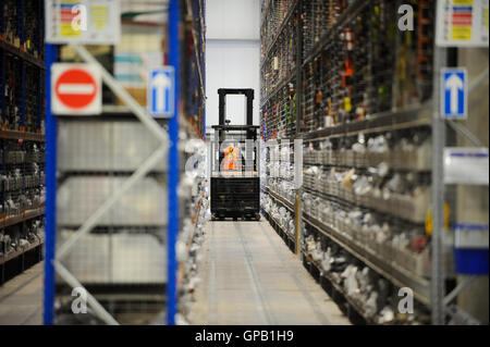 Swansea, Wales, Großbritannien. 1. September 2016 News Amazon riesige UK Vertrieb Zentrum in Swansea Stockfoto