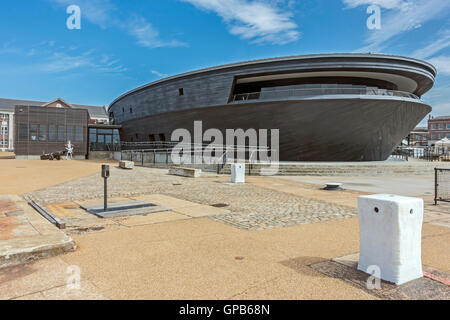 Das Mary Rose Museum in Portsmouth Historic Dockyard Portsmouth England Stockfoto