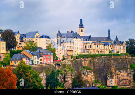 Luxemburg-Stadt, Blick auf die Altstadt Stockfoto