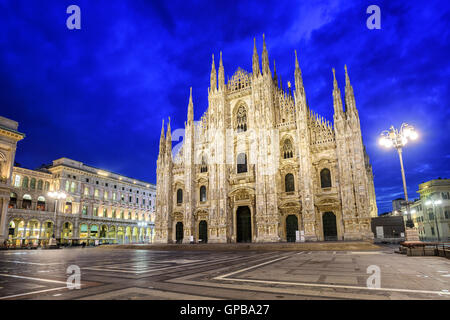 Mailänder Dom, Duomo di Milano, eine der größten Kirchen der Welt Stockfoto