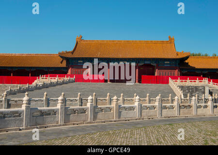 Goldene Wasser Fluss an der verbotenen Stadt in Peking, China Stockfoto