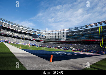 Okt 16, 2011; East Rutherford, NJ, USA; allgemeine Ansicht der metlife Stadium vor dem Spiel zwischen den New York Giants und die Buffalo Bills. Stockfoto