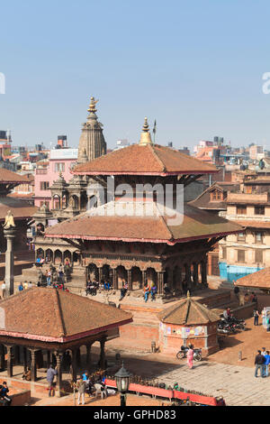 Vishwanath Tempel am Durbar Square, Patan, Nepal Stockfoto