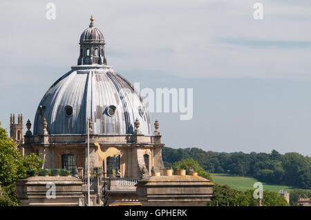 Radcliffe Camera mit South Park im Hintergrund, Universität Oxford, Vereinigtes Königreich Stockfoto