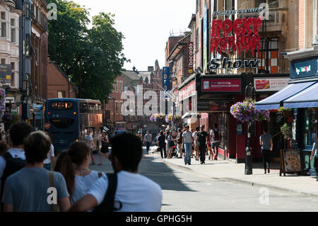 Blick von der George Street, Oxford, Vereinigtes Königreich Stockfoto