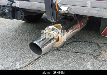 Auspuff Rohr Retro-sowjetischen Auto Produktion 1960 Baujahre Stockfoto