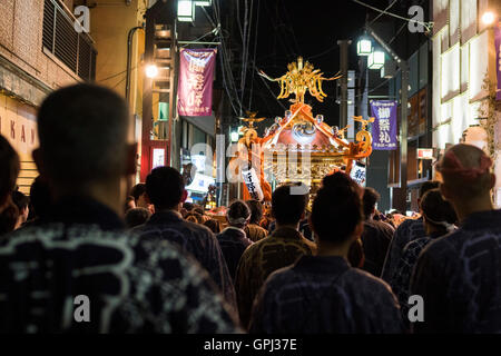 Kitazawahachimanjinja Schrein, jährliches Festival, Setagaya-Ku, Tokyo, Japan Stockfoto