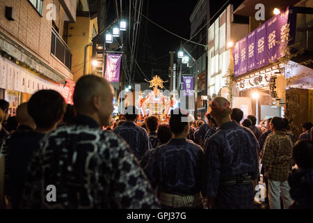 Kitazawahachiman Jinja, Annual Festival, Setagaya-Ku, Tokio, Japan Stockfoto