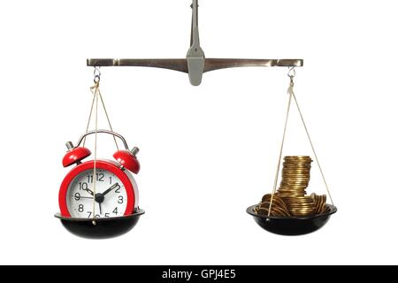 Zeit ist Geld-Konzept Stockfoto