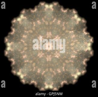 Runde durchbrochenen Schneeflocke Stockfoto