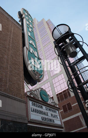 Arlene Schnitzer Concert Hall, Portland, Oregon USA Stockfoto