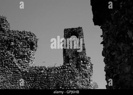 WOLVESLEY SCHLOSS (BLACK & WHITE) Stockfoto