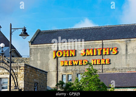 John Smiths Brauerei Gebäude in Tadcaster, North Yorkshire, England UK Stockfoto