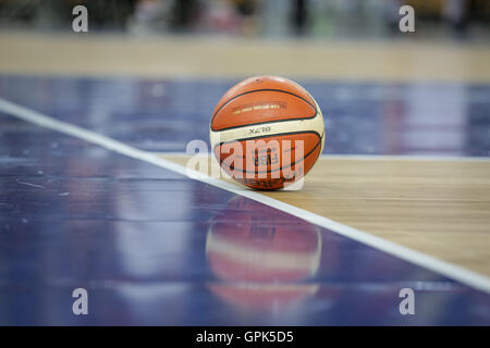 London, UK. 3.. September 2016. Team GB spielen Mazedonien im Olympic Park, London, UK. Copyright Carol Moir/Alamy Live News. Stockfoto