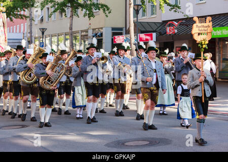 Rosenheim, Deutschland, 04.09.2016: Erntedankfest Parade in Rosenheim Stockfoto