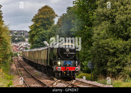 Paignton, Devon. 4. September 2016. Die Torbay Express, Tornado in Paignton dämpfen. Bildnachweis: Barry Bateman / Alamy Live News Stockfoto