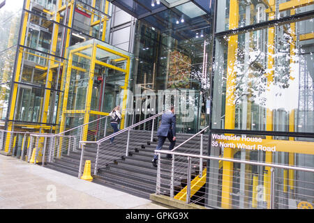 London, UK. 5. September 2016. Einzelhändler M & S verkünden Arbeitsplatzverluste bei ihren Sitz von Paddington (im Bild). Bildnachweis: CAMimage/Alamy Live-Nachrichten Stockfoto