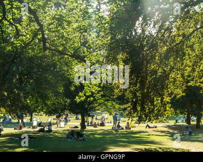 Spätsommer in St James Park, London Stockfoto