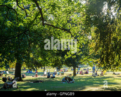 Spätsommer in St James Park, London Stockfoto