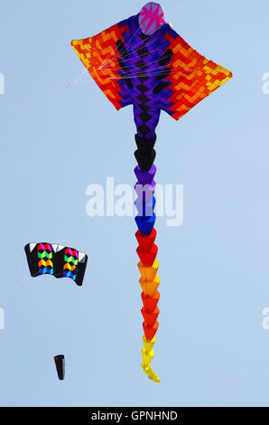 Barmouth Kite Festival Nord-Wales Stockfoto