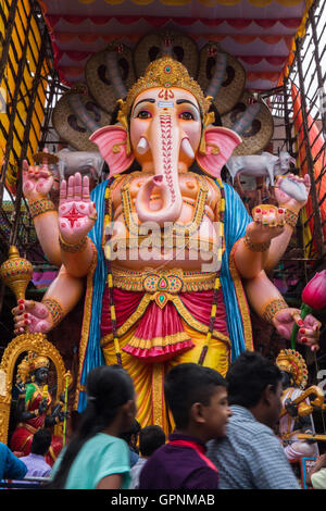 Höchsten Ganesh Idol in Hyderabad Stockfoto