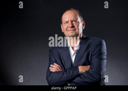 Philippe Sands, QC, der Französisch-britischen Rechtsanwalt und Autor, auf dem Edinburgh International Book Festival. Edinburgh, Schottland. 20. August 2016 Stockfoto