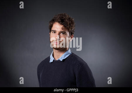 Patrick Kingsley, der Guardian-Korrespondent, auf dem Edinburgh International Book Festival. Edinburgh, Schottland. 20. August 2016 Stockfoto