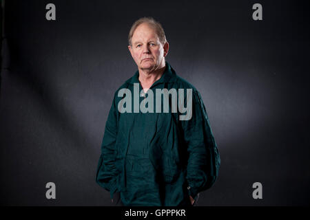 Michael Morpurgo, OBE, FRSL, FKC, DL, englischer Schriftsteller, Dichter, Dramatiker und Librettist, auf dem Edinburgh International Book Festival. Edinburgh, Schottland. 20. August 2016 Stockfoto