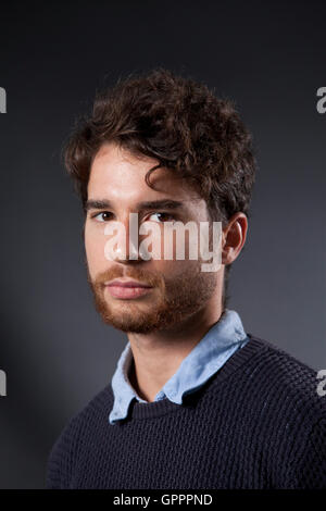 Patrick Kingsley, der Guardian-Korrespondent, auf dem Edinburgh International Book Festival. Edinburgh, Schottland. 20. August 2016 Stockfoto