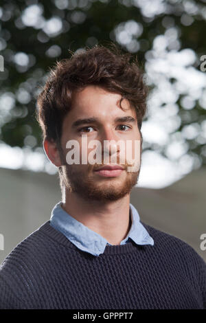 Patrick Kingsley, der Guardian-Korrespondent, auf dem Edinburgh International Book Festival. Edinburgh, Schottland. 20. August 2016 Stockfoto