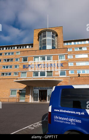 Bau von Blind Veterans UK, ehemals St. Dunstan, bei Ovingdean in der Nähe von Brighton. East Sussex UK Stockfoto