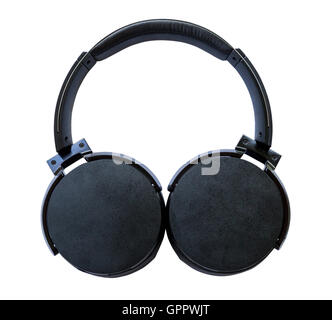 Bluetooth-Kopfhörer auf isolierte weiß mit Beschneidungspfad. Stockfoto