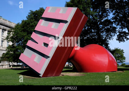 Gratis Stempel im Willard Park, Downtown Cleveland, Ohio Stockfoto