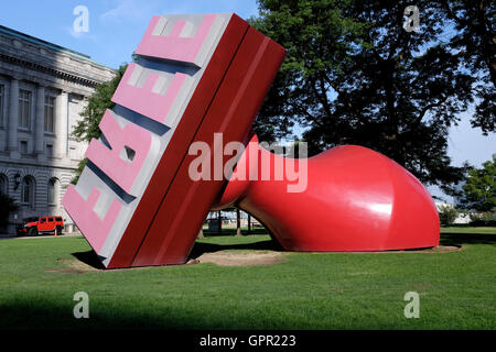 Gratis Stempel im Willard Park, Downtown Cleveland, Ohio Stockfoto