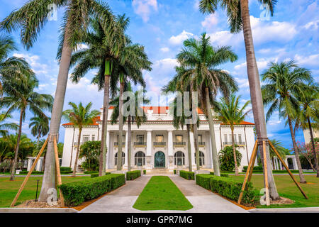 Das Flagler Museum in West Palm Beach, Florida, USA. Stockfoto