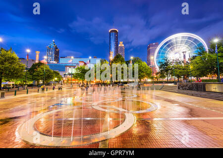 Atlanta, Georgia, USA im Centennial Olympic Park. Stockfoto