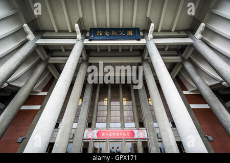 Das Exterieur der National Sun Yat-Sen Memorial Hall in der Xinyi District, Taipei, Taiwan. Stockfoto