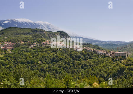 Caramanico kleines Dorf in den Abruzzen (Italien) Stockfoto