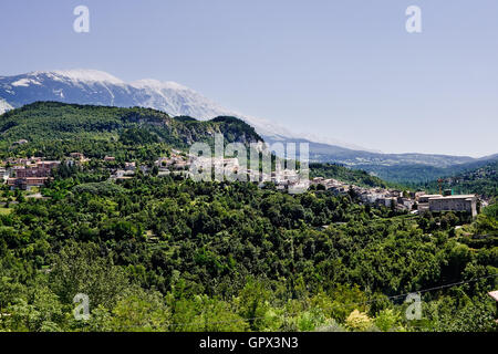 Caramanico kleines Dorf in den Abruzzen (Italien) Stockfoto