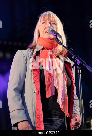 Steeleye Span erklingt in Fairports Cropredy Convention, Banbury, England, UK. 12. August 2016 Stockfoto