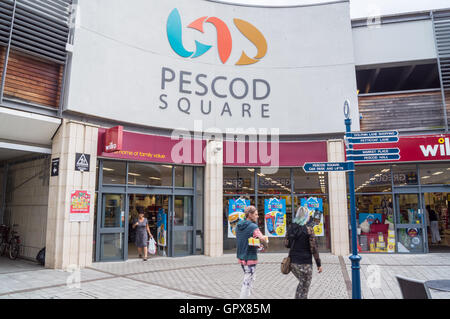 Pescod Square Einkaufsviertel, Boston, Lincolnshire, England Stockfoto