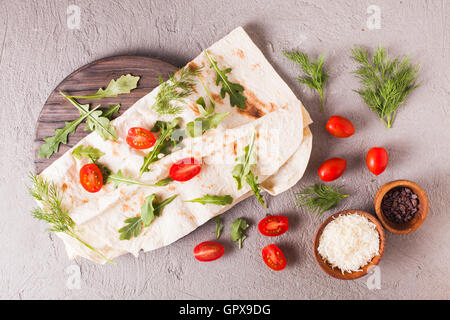 Dünne armenischen Pita-Brot Stockfoto