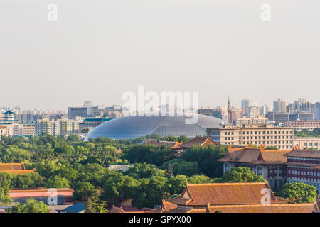 Nationales Zentrum für darstellende Künste in Peking, China. Stockfoto