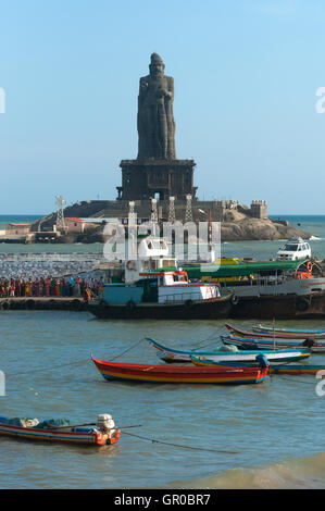 Thiruvalluvar Statue in Kanyakumari, Stockfoto